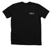 White HOTI Logo, a Solid Black Blend Premium Unisex Tee