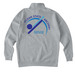 1/4 zip pullover, a Grey Heather Midweight Quarter Zip Pullover (back-view)