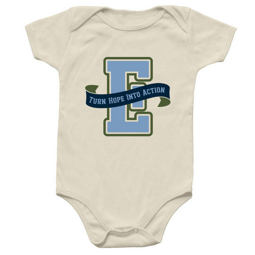 Infant Onesie - Ribbon, a Natural Infant Onesie