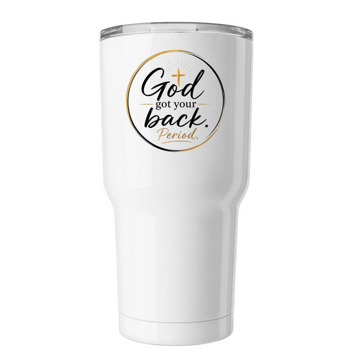 Tumbler, Period!, a White Insulated Tumbler