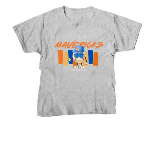 Mavericks Player, a Sport Grey Youth Unisex Tee