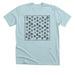 Commedia dell?Arte Masks Tee by Tut?Zanni, a Heather Ice Blue Premium Unisex Tee