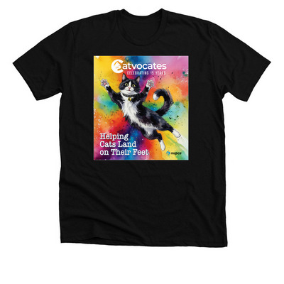 Catvocates 15th Anniversary Celebration, a Solid Black Blend Premium Unisex Tee