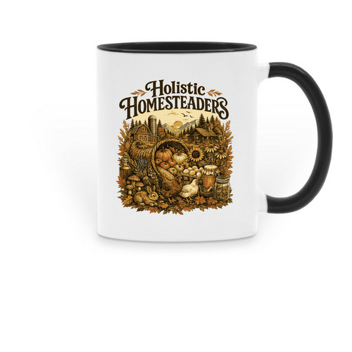 Fall HHHW Mug, a Black Two-Tone Ceramic Mug