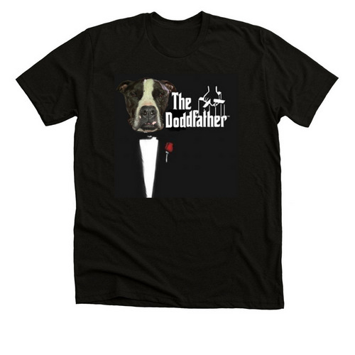 The Dodd Father, a Solid Black Blend Premium Unisex Tee