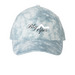 BBY VIPER Signature Hat, a Light Blue Printed Tie Dye Baseball Hat