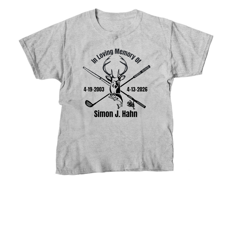 Simon Jess Hahn, a Sport Grey Youth Unisex Tee