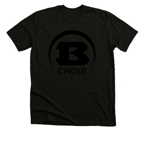Bryant Choir Monochrome - Black, a Solid Black Blend Premium Unisex Tee
