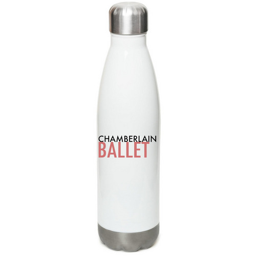 Stainless Steel Water Bottle (Standard Logo, a White Stainless Steel Water Bottle