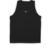 Men's Emblem Tank, a Black Unisex Performance Tank (back-view)
