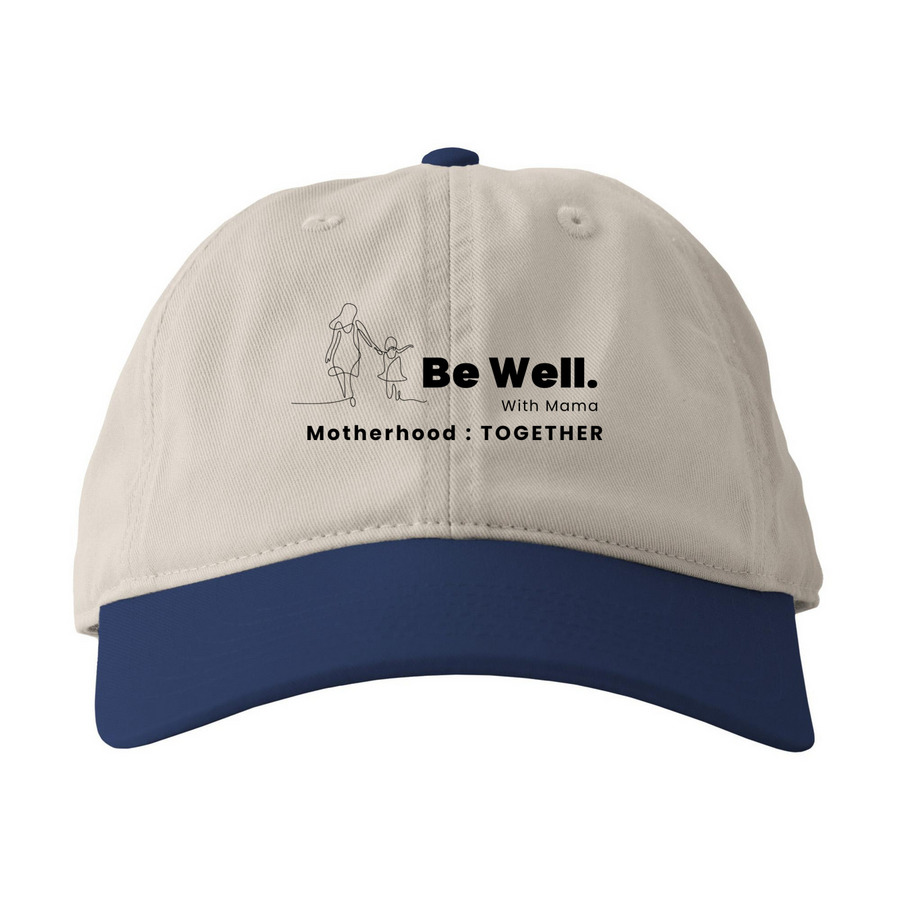 Game Day Hat, a Oyster/ Pacific Printed Eco Baseball Cap