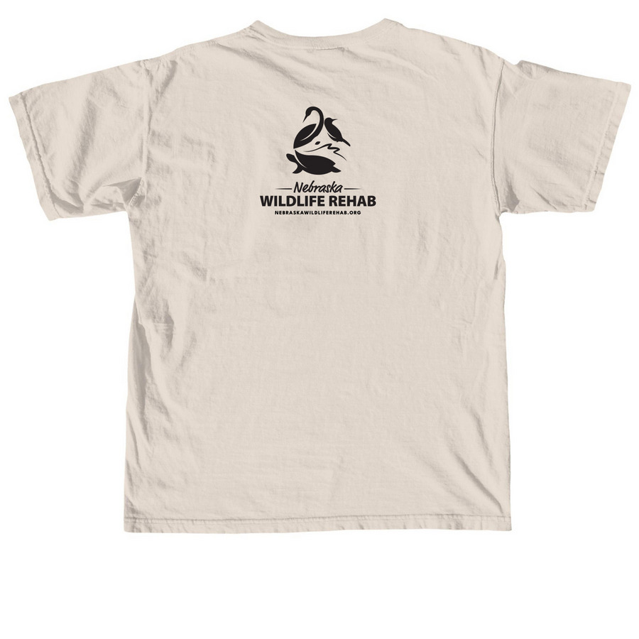 Introverted But Willing to Discuss Opossums, a Ivory Comfort Colors Unisex Tee (back-view)