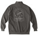 NATURALIST Breach Pocket & Back Logo, a Pepper Comfort Colors Quarter Zip Pullover (back-view)