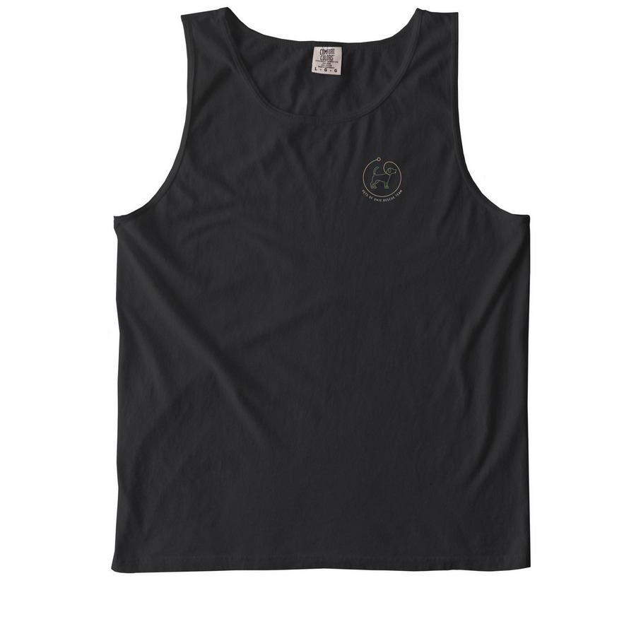 PORT, a Black Comfort Colors Tank Top
