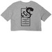 2026 Salamander Saturday, a Athletic Heather Women?s Cropped Cotton Tee (back-view)