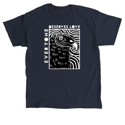 Everyone Deserves Love, a Navy Classic Unisex Tee