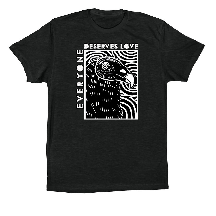 Everyone Deserves Love, a Vintage Black Premium Cotton Tee