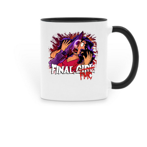 Final FMC Mugs, a Black Two-Tone Ceramic Mug