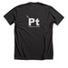Satellite Light (Big PT CB), a Dark Grey Heather Premium Unisex Tee (back-view)