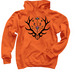 Hunting Season Dakota Floral, a Orange Pullover Hoodie