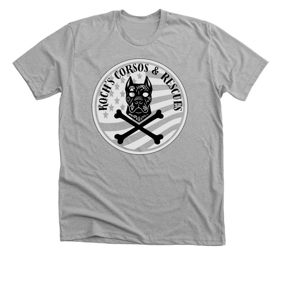 KC&R, a Athletic Heather Premium Unisex Tee