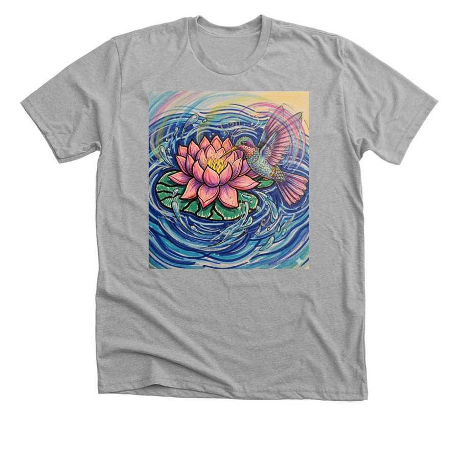 Enlighten&nbsp;, a Athletic Heather Premium Unisex Tee