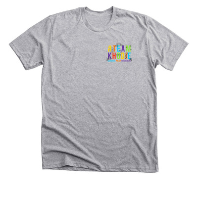 #TeamKhodie, a Athletic Heather Premium Unisex Tee