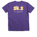 Team Gilda: Marathon Era, a Purple Rush Premium V-Neck Tee (back-view)