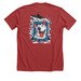 2022-2023 DoD Mascot, Nala, a Heather Canvas Red Premium Unisex Tee (back-view)