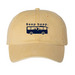 Beep beep., a Mustard Printed Pigment Dye Baseball Cap