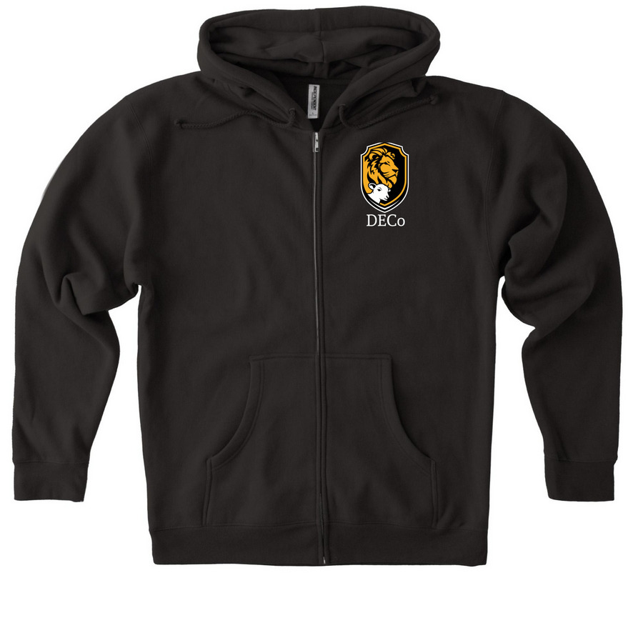 Dialectic Gear, a Black Heavyweight Zip Up Hoodie