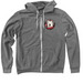 Enzo - Regular, a Deep Heather Zip Up Hoodie