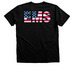 Larchmont VAC America 250, a Black Heather Premium Unisex Tee (back-view)