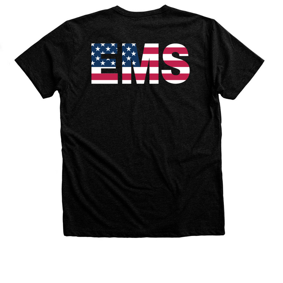 Larchmont VAC America 250, a Black Heather Premium Unisex Tee (back-view)