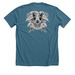 Runnin' With the Devil Weed (T-shirts), a Heather Deep Teal Premium Unisex Tee (back-view)