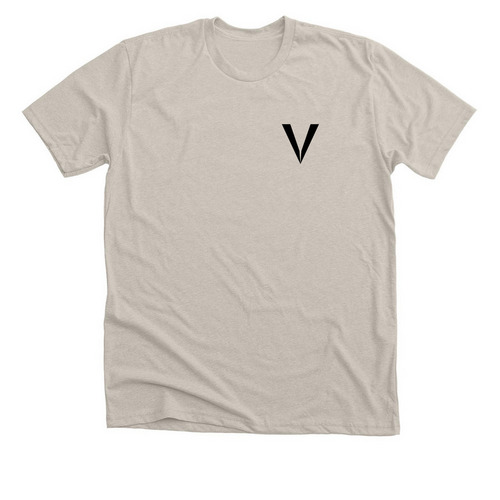 Top Player - Dark on Light, a Heather Dust Premium Unisex Tee