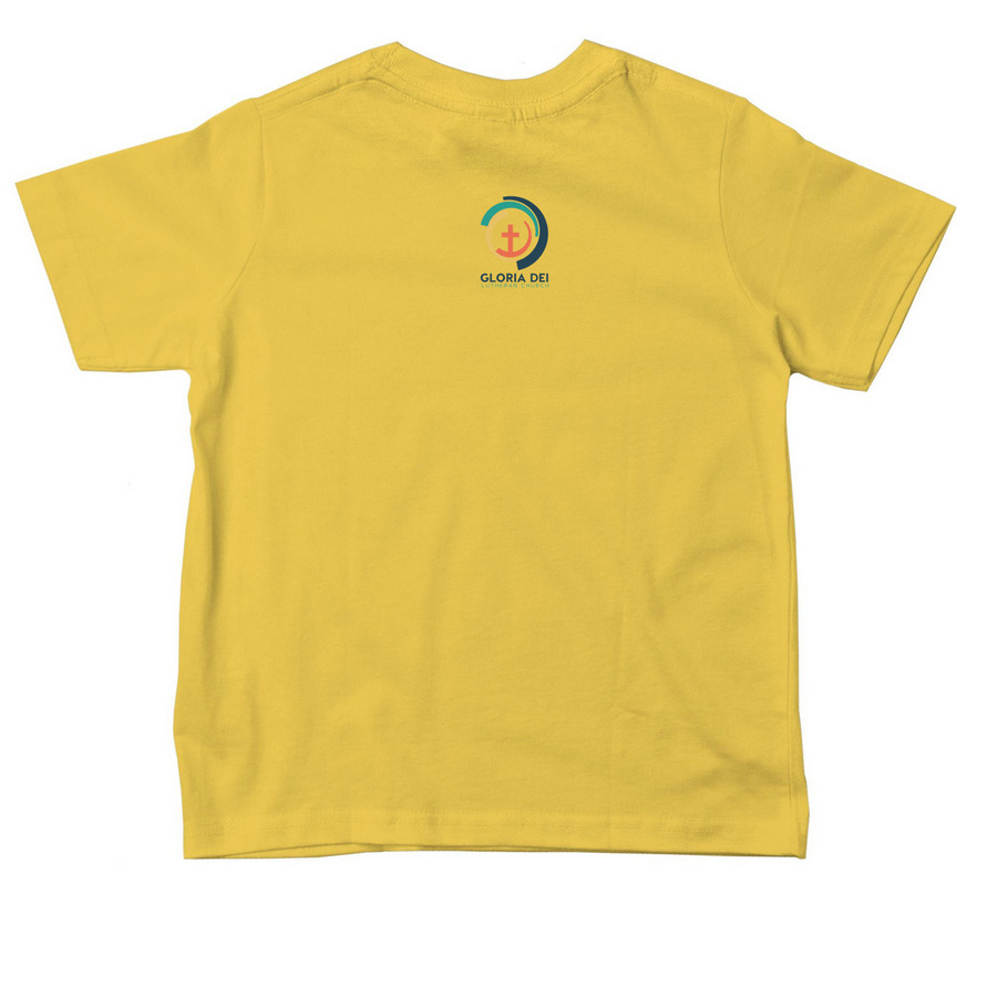 Gloria Dei - Pride Toddler&nbsp;, a Yellow Toddler Tee (back-view)