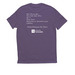 Love You Sister, a Huckleberry Allmade Eco Triblend Unisex Tee (back-view)