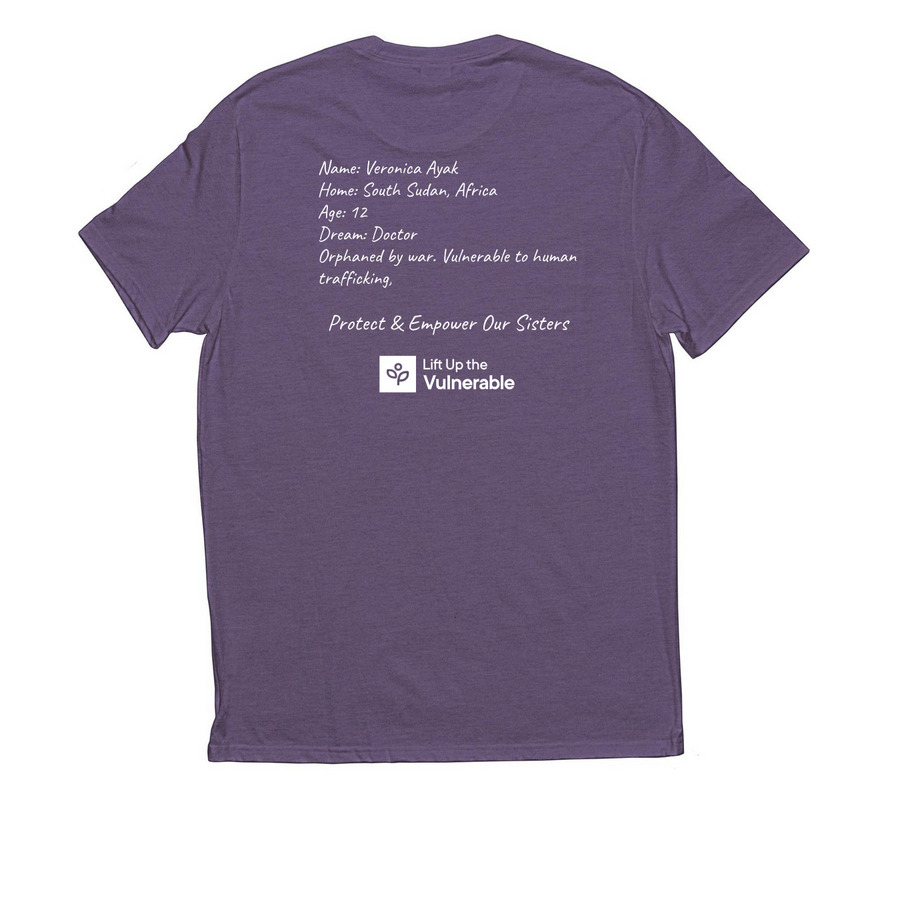 Love You Sister, a Huckleberry Allmade Eco Triblend Unisex Tee (back-view)