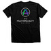 Branded Shirts, a Black Heather Premium Unisex Tee (back-view)