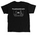 The sign matrix in white, a Black Classic Unisex Tee