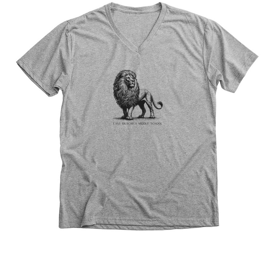 Lion, a Athletic Heather Premium V-Neck Tee