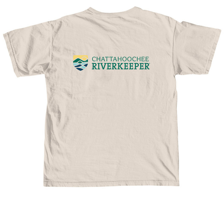 CRK Comfort Colors Short Sleeve Tee, a Ivory Comfort Colors Unisex Tee (back-view)