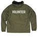 Baypath VOLUNTEER - Quarter-Zip Windbreaker, a Army Quarter-Zip Windbreaker (back-view)