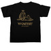 WORTHY Merch, a Black Comfort Colors Unisex Tee (back-view)