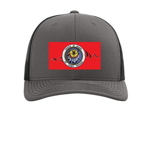 Represent !, a Charcoal/ Black Printed Snapback Trucker Cap