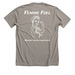 Femme Fuel&nbsp;, a Heather Stone Premium Unisex Tee (back-view)