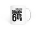 Dialogue 60th Anniversary Typeface Mugs, a White Coffee Mug