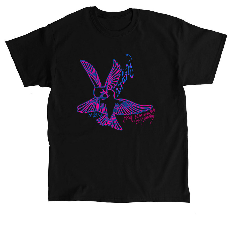 Birdsong with Ink Gibson, a Black Classic Unisex Tee