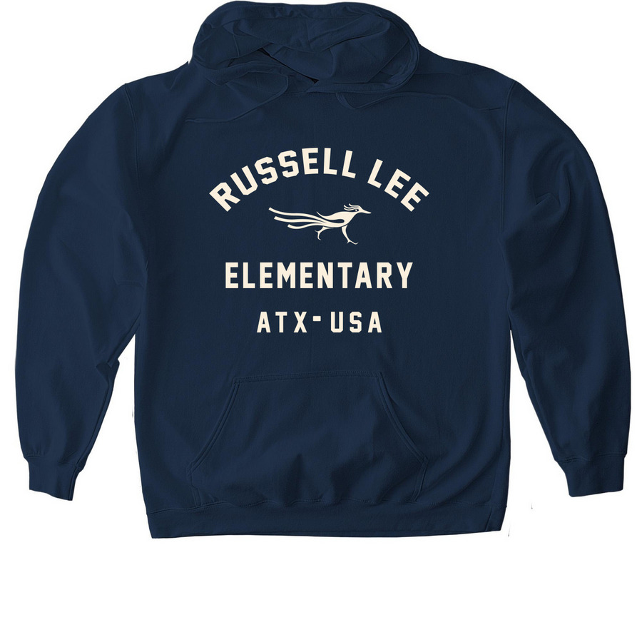 Russell Lee Arch, a Navy Gildan Softstyle Pullover Hoodie